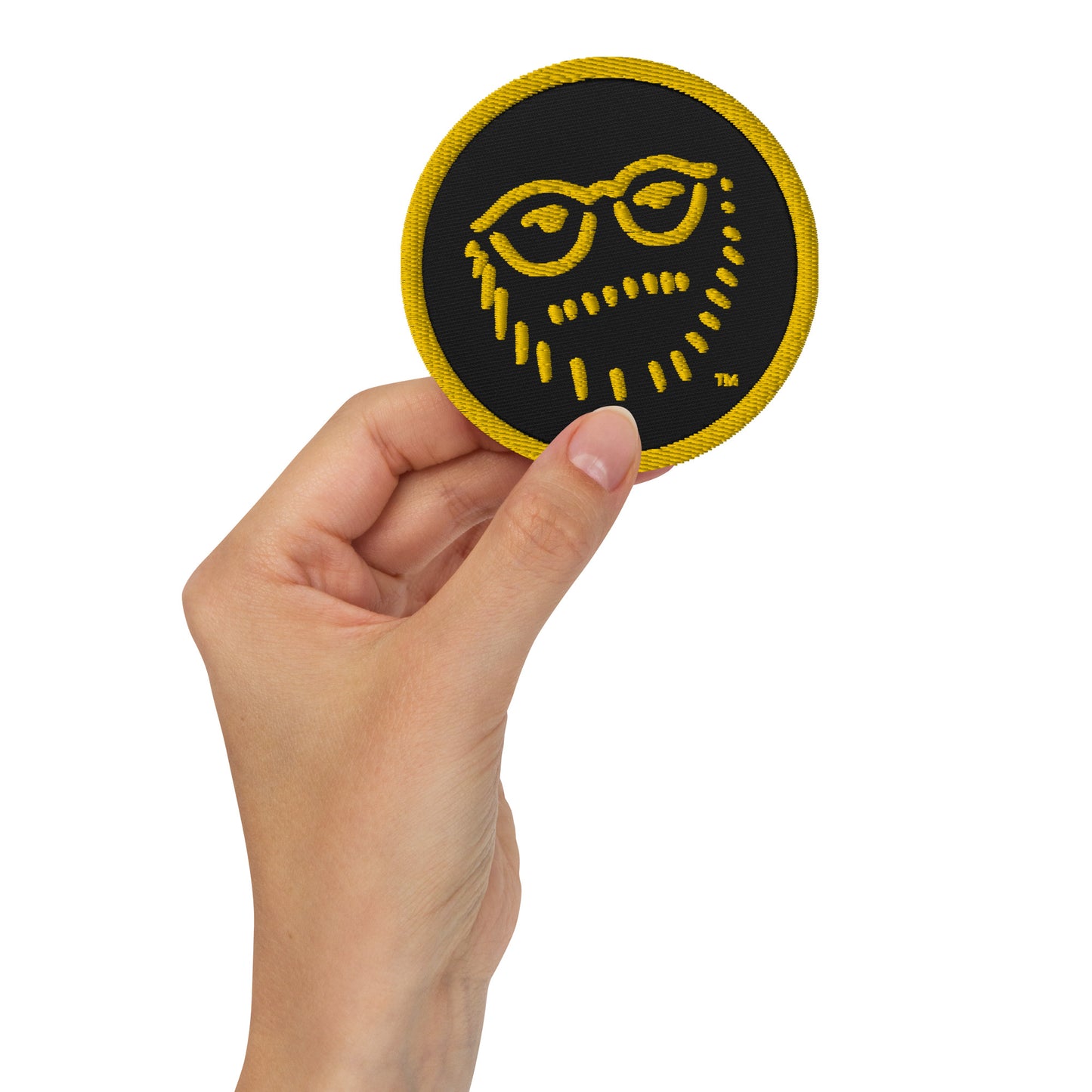 "Hipster Glyph" Merit Badge | Embroidered Patch | 3 in. Dia.