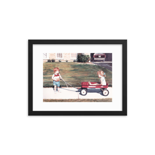 Radio Flying, 2021 Framed poster