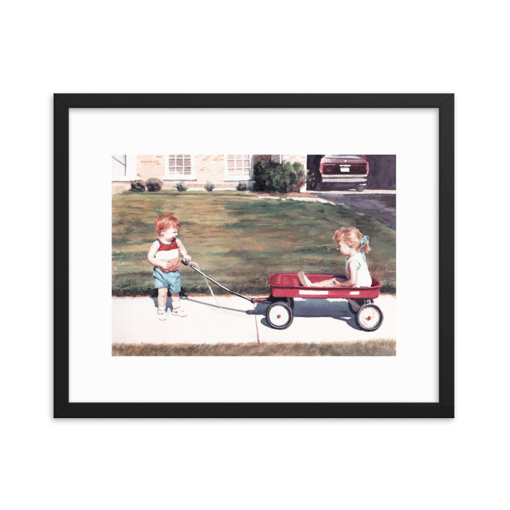 Radio Flying, 2021 Framed poster
