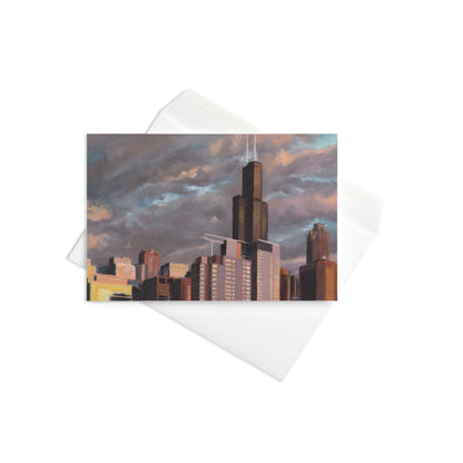 Signature Chicago Skyline Note Card | 4in x 6in